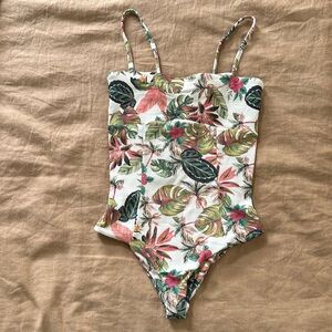 Boys & Arrows Floral Ribbed One Piece